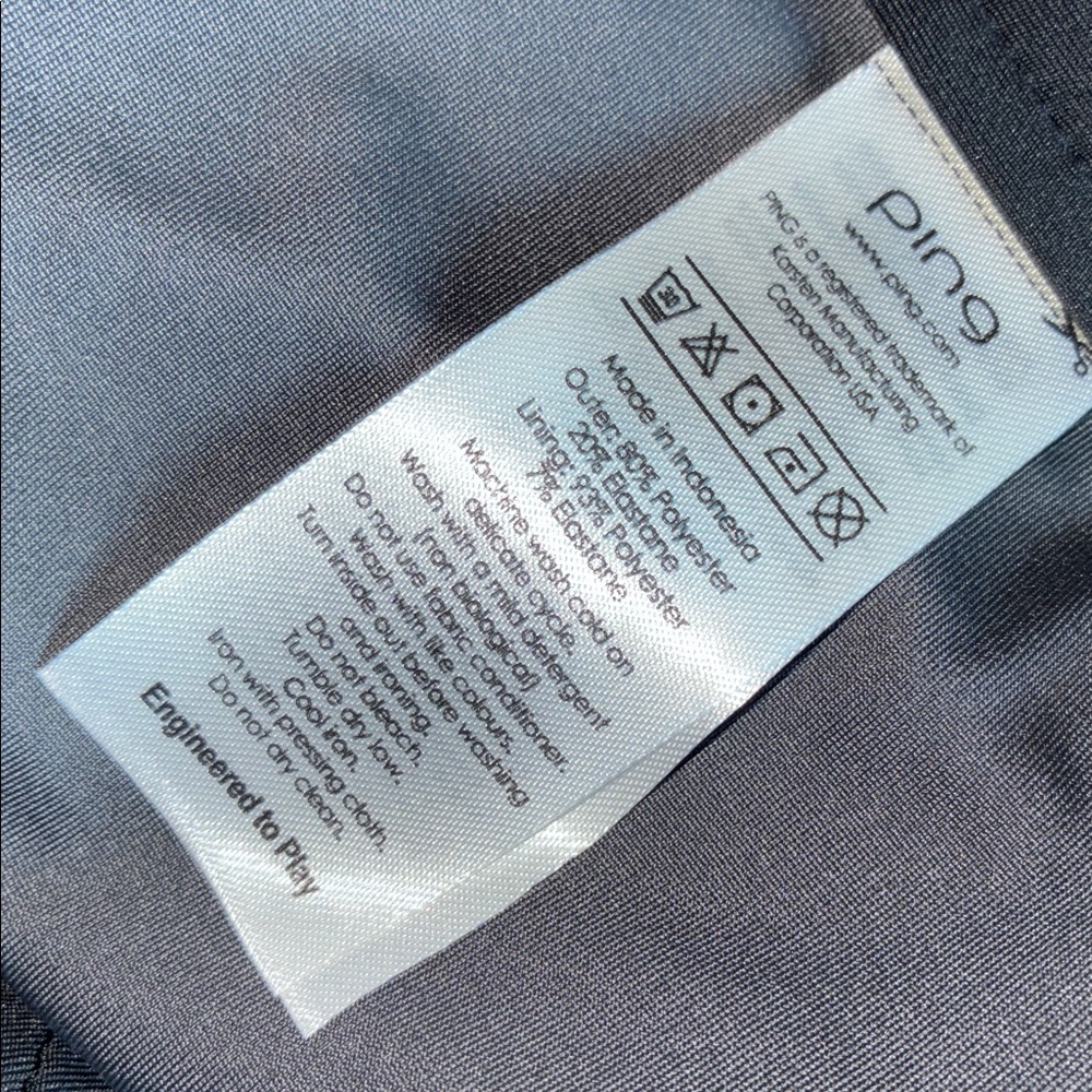 Ping Golf Pants Women 10 Black Sensor Cool "Verity II Trouser" Ping hardware EUC - Picture 9 of 17